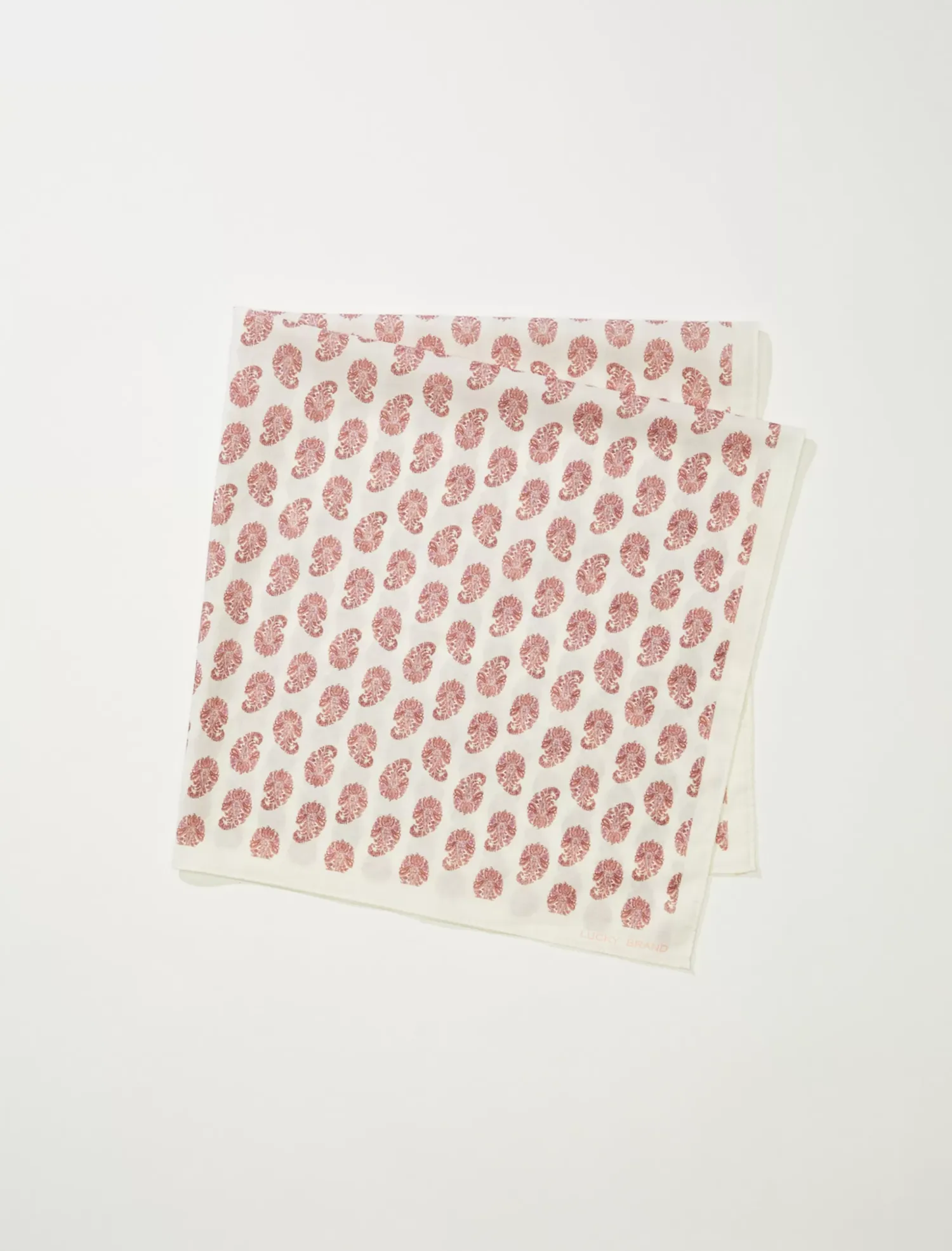 Lucky Brand oversized paisley bandana dark pink*WOMEN Scarves & Bandanas