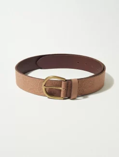 Lucky Brand paisley embossed belt medium brown*WOMEN Belts