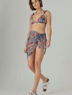 Lucky Brand paisley sarong multi*WOMEN Swim