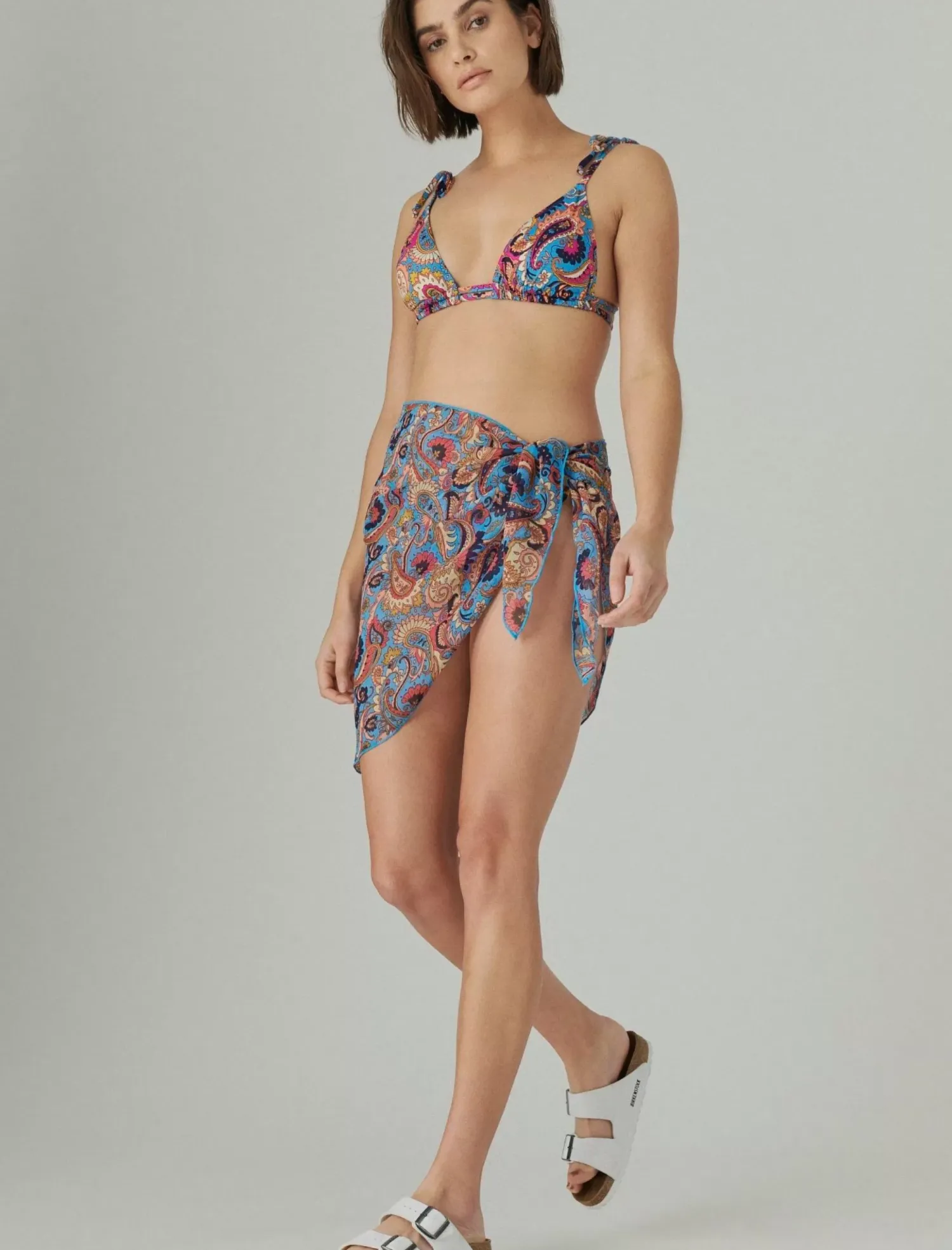 Lucky Brand paisley sarong multi*WOMEN Swim
