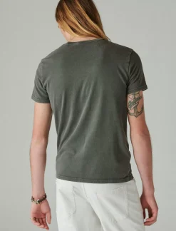 Lucky Brand palm canyon tee raven*MEN Graphic Tees