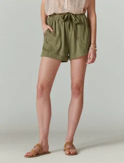 Lucky Brand paperbag shorts olive*WOMEN Shorts