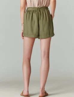 Lucky Brand paperbag shorts olive*WOMEN Shorts