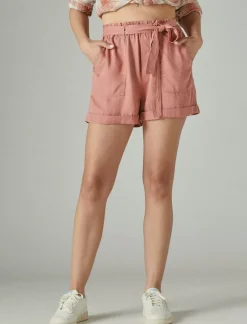 Lucky Brand paperbag shorts deep rose*WOMEN Shorts