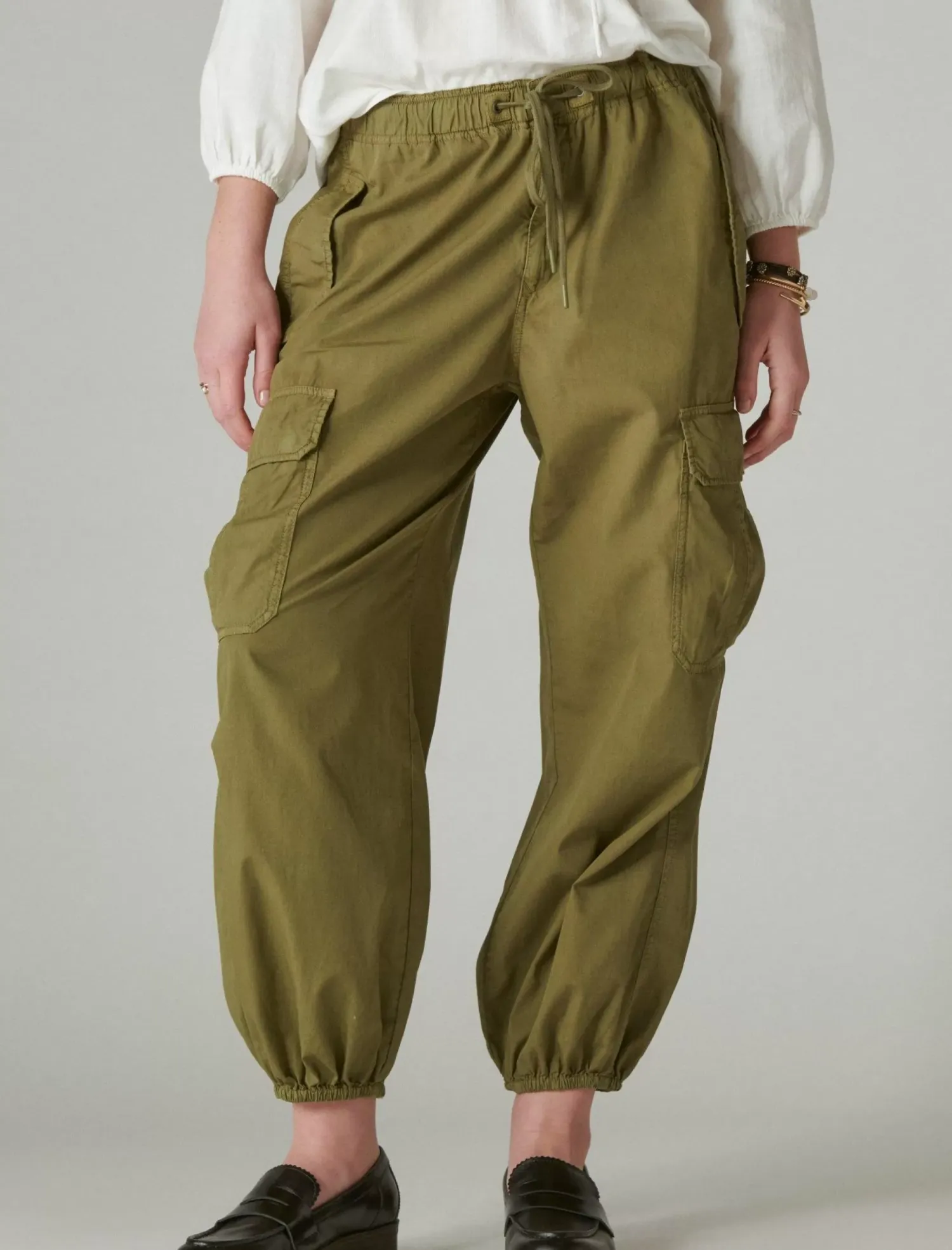 Lucky Brand parachute utility pant olive*WOMEN Pants