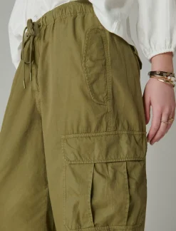 Lucky Brand parachute utility pant olive*WOMEN Pants