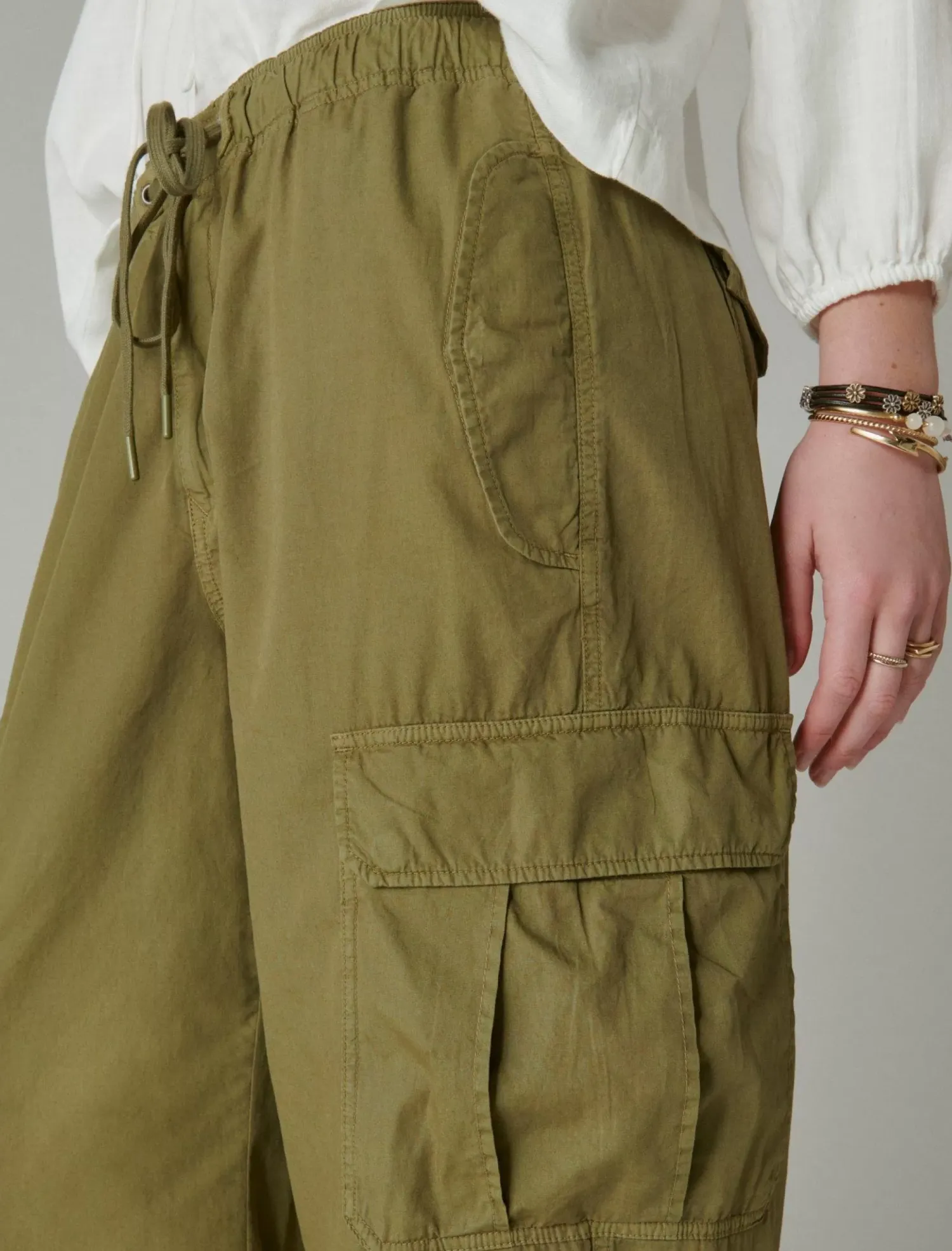 Lucky Brand parachute utility pant olive*WOMEN Pants