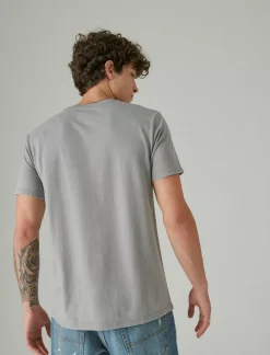 Lucky Brand party bear neutral grey*MEN Graphic Tees