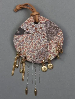 Lucky Brand patch print stud set two tone*WOMEN Jewelry