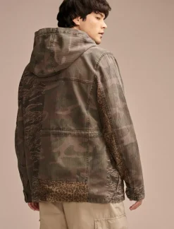 Lucky Brand patchwork camo field jacket camo multi*MEN Jackets & Outerwear