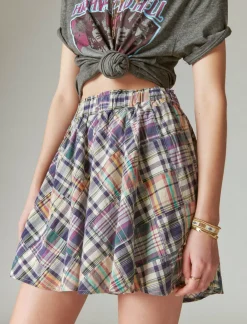 Lucky Brand patchwork mini skirt heritage patchwork*WOMEN Skirts