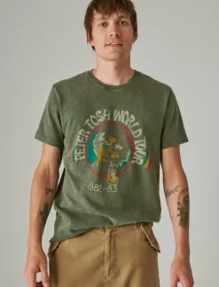 Lucky Brand peter tosh kombu green*MEN Graphic Tees