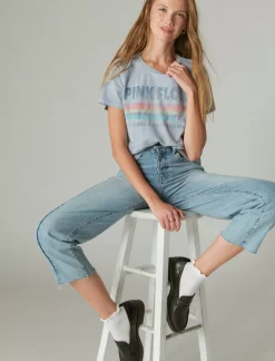 Lucky Brand pink floyd classic crew kentucky blue*WOMEN Graphic Tees