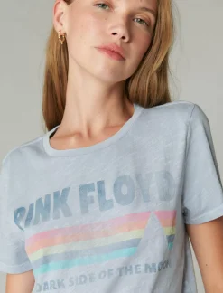 Lucky Brand pink floyd classic crew kentucky blue*WOMEN Graphic Tees