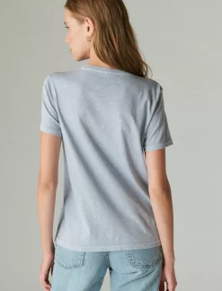 Lucky Brand pink floyd classic crew kentucky blue*WOMEN Graphic Tees