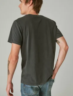 Lucky Brand pink floyd rainbow jet black*MEN Graphic Tees