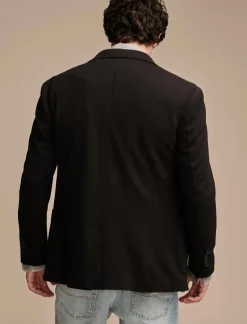 Lucky Brand pique blazer 4-way stretch black*MEN Suit Separates