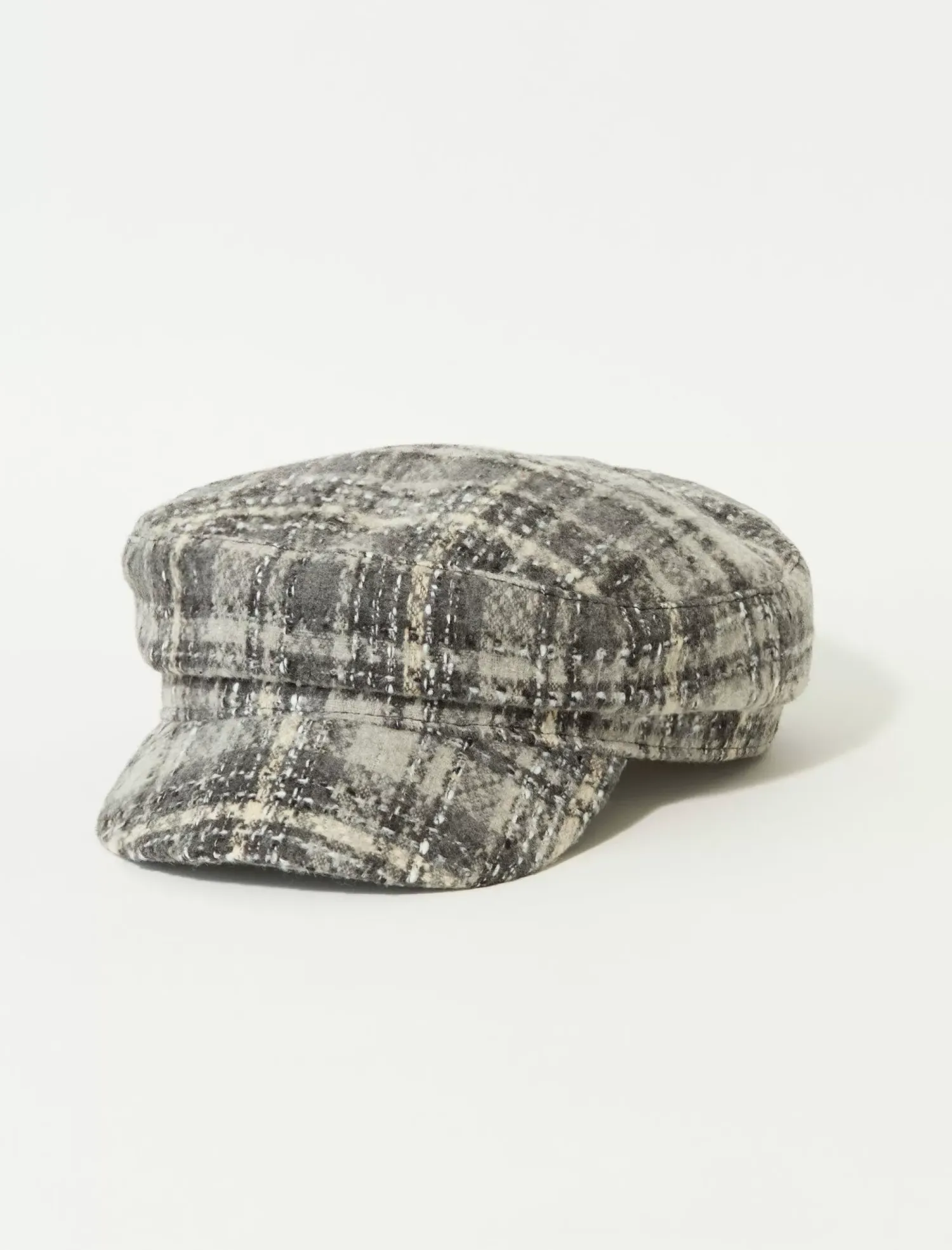 Lucky Brand plaid baker boy hat dark grey*WOMEN Hats