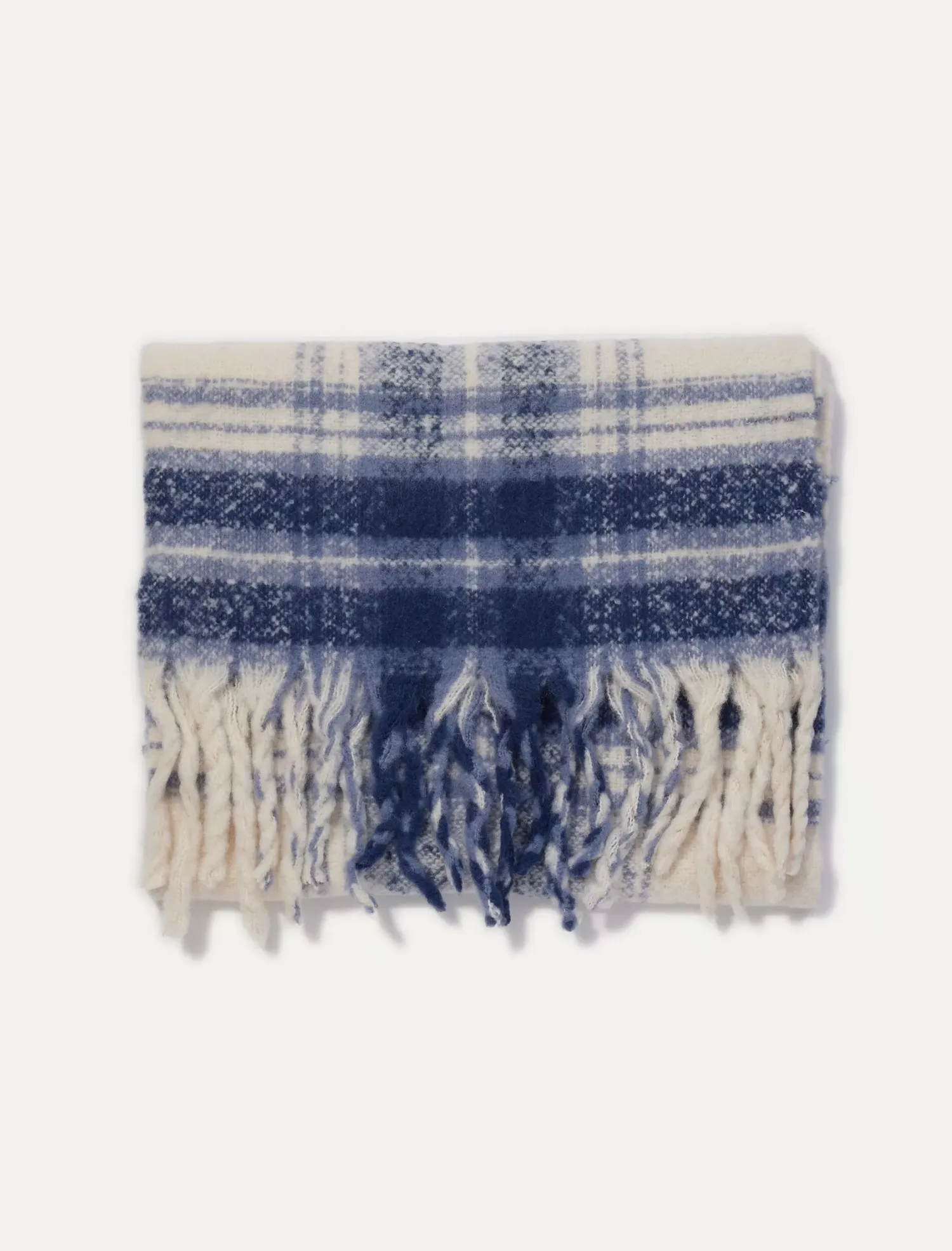 Lucky Brand plaid blanket scarf navy combo*MEN|WOMEN Scarves & Bandanas