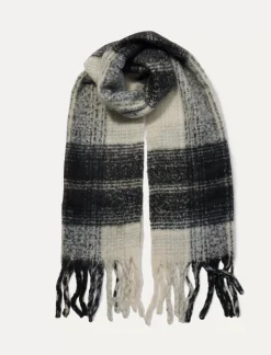 Lucky Brand plaid blanket scarf black combo*WOMEN|MEN Scarves & Bandanas