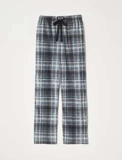 Lucky Brand plaid fleece sleep pant black*MEN Underwear & Sleepwear|Loungewear