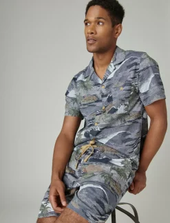 Lucky Brand printed linen 7