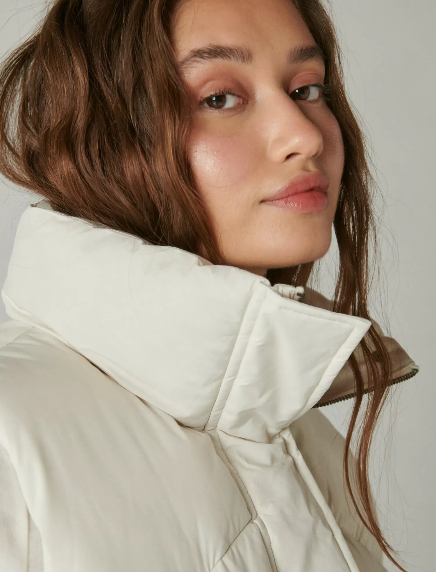 Lucky Brand puffer vest cream*WOMEN Jackets & Outerwear