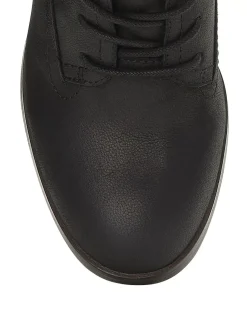 Lucky Brand qiama heeled combat boot black*WOMEN Shoes