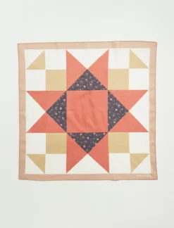 Lucky Brand quilt square bandana open overflow*WOMEN Scarves & Bandanas