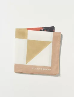 Lucky Brand quilt square bandana open overflow*WOMEN Scarves & Bandanas