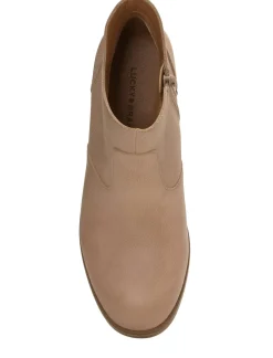 Lucky Brand quinlee ankle bootie open beige/khaki*WOMEN Shoes