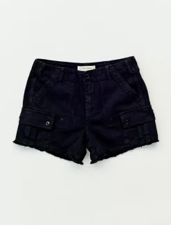 Lucky Brand raw hem utility short washed black*WOMEN Shorts