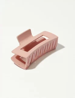 Lucky Brand rectangle open claw plum purple*WOMEN Hair Accessories