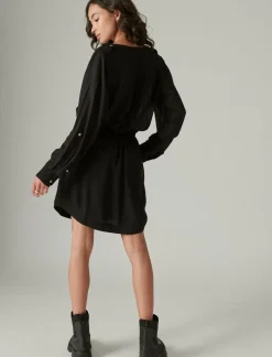 Lucky Brand relaxed surplus shirtdress meteorite*WOMEN Dresses