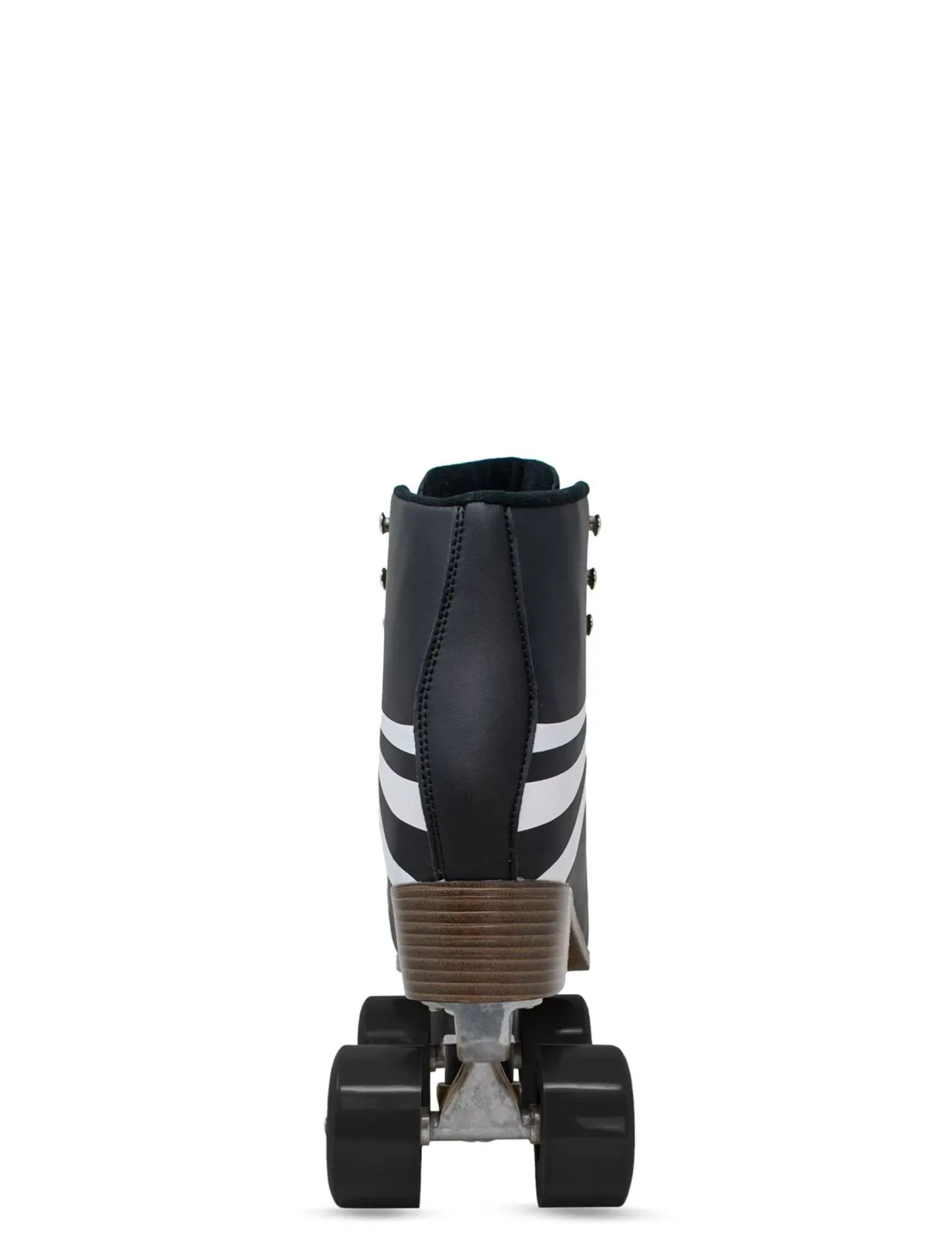 Lucky Brand retro stripes quad roller skate black*WOMEN Roller Skates