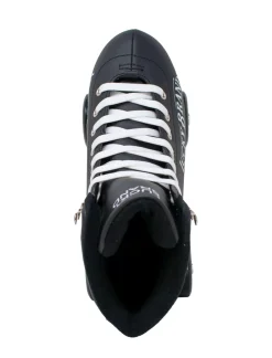 Lucky Brand retro stripes quad roller skate black*WOMEN Roller Skates