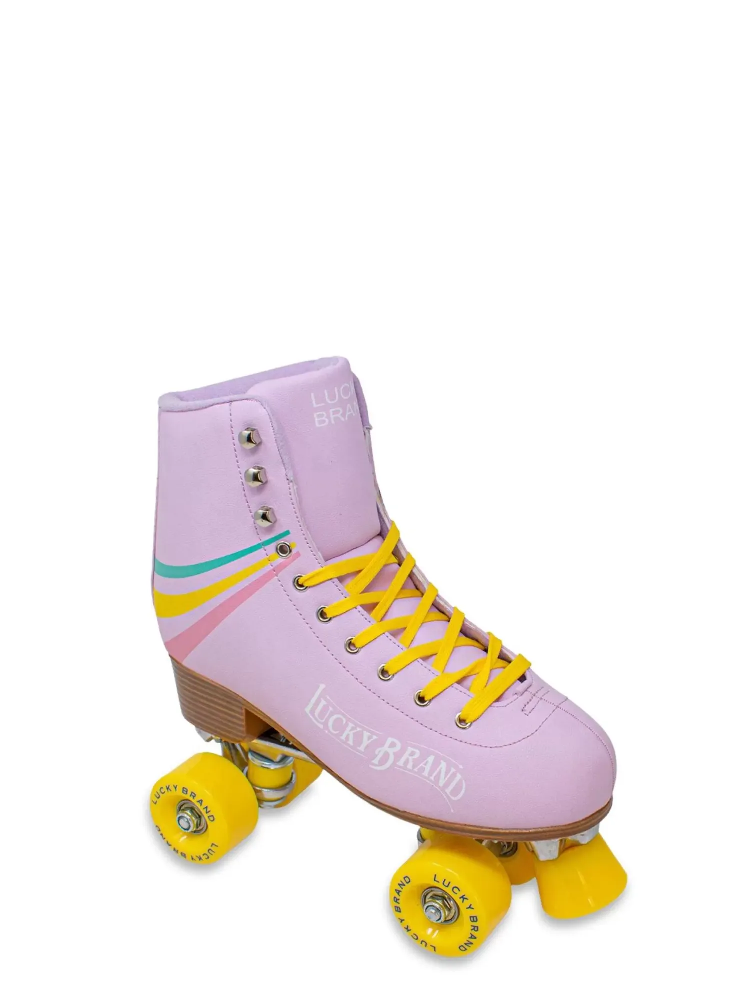 Lucky Brand retro stripes quad roller skate lilac*WOMEN Roller Skates
