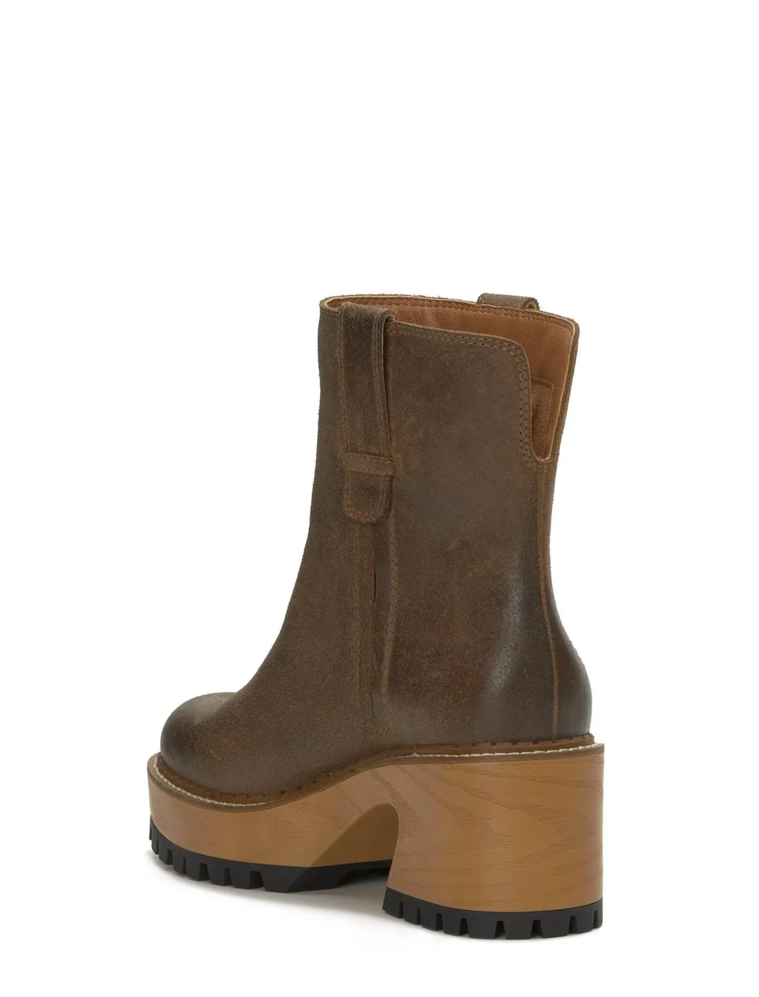 Lucky Brand rhoslyn lug boot open brown/rust*WOMEN Shoes