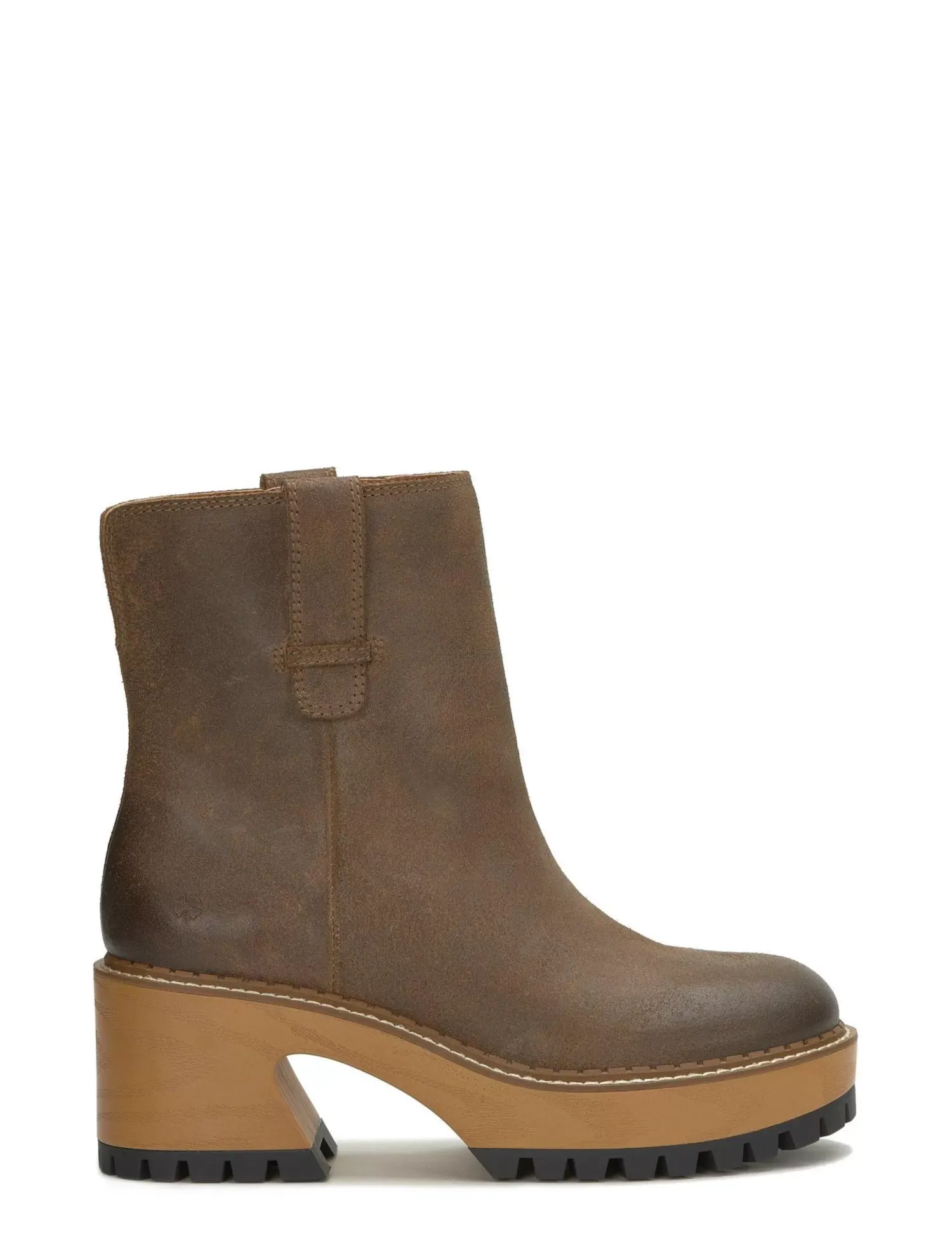 Lucky Brand rhoslyn lug boot open brown/rust*WOMEN Shoes