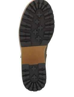 Lucky Brand rhoslyn lug boot open brown/rust*WOMEN Shoes