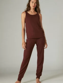 Lucky Brand ribbed tank & jogger sleep set dark pink*WOMEN Intimates & Sleepwear