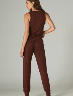 Lucky Brand ribbed tank & jogger sleep set dark pink*WOMEN Intimates & Sleepwear