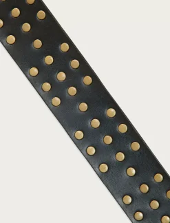 Lucky Brand rivet studded leather belt black*WOMEN Belts