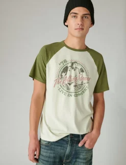 Lucky Brand rolling stones '78 tour tee bone white*MEN Graphic Tees