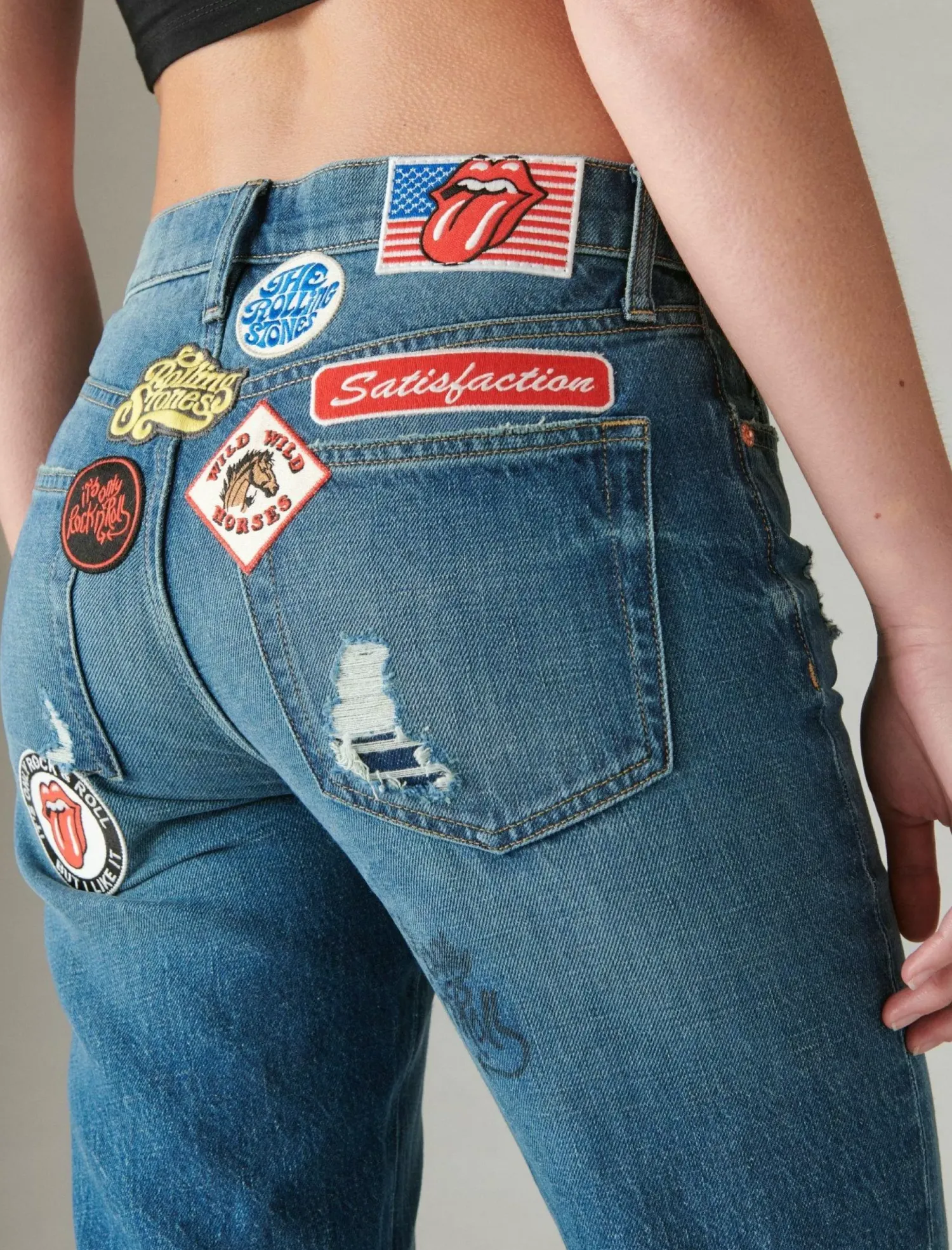 Lucky Brand rolling stones boyfriend flare satisfaction*WOMEN|JEANS Jeans|Boyfriend|Flare
