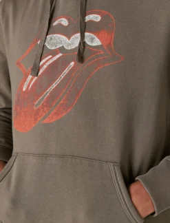 Lucky Brand rolling stones greatest hoodie plum kitten*MEN Activewear