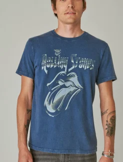 Lucky Brand rolling stones metal dark denim*MEN Graphic Tees