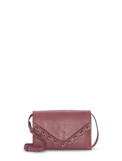 Lucky Brand ruth scalloped crossbody bag dark pink*WOMEN Handbags