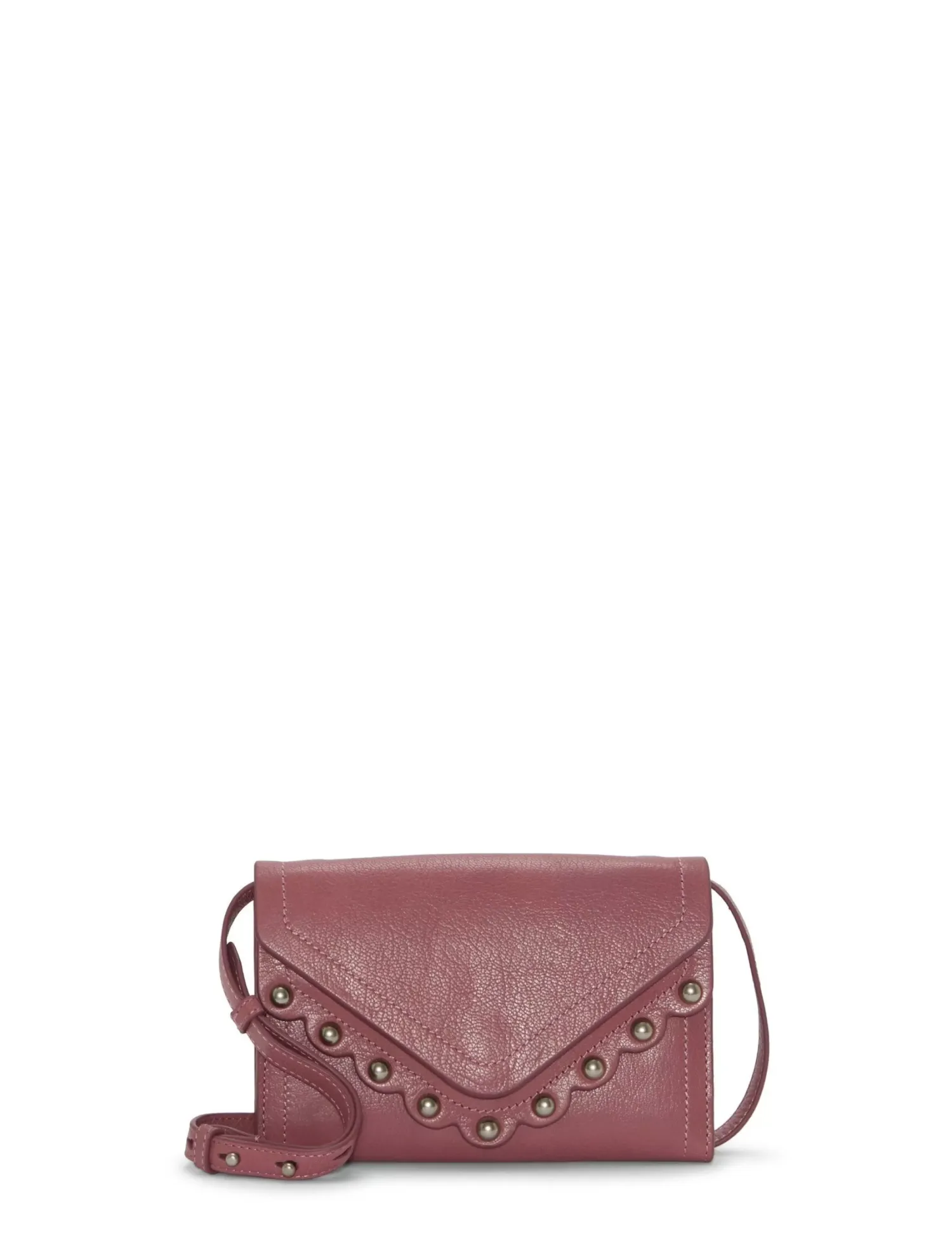 Lucky Brand ruth scalloped crossbody bag dark pink*WOMEN Handbags