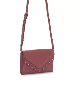 Lucky Brand ruth scalloped crossbody bag dark pink*WOMEN Handbags